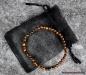 Preview: Hexenshop Dark Phoenix Faceted tiger's eye bracelet Ø 4 mm